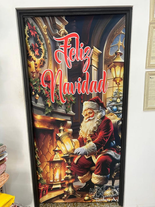 Cubre Puerta de Navidad