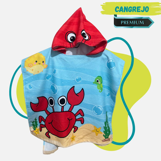 Toalla Divertida Con Capucha Para NiñosCheque Image
