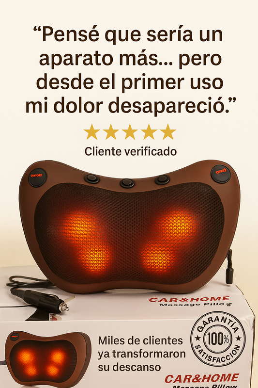 ALMOHADA MASAJEADOR CON INFRARROJO